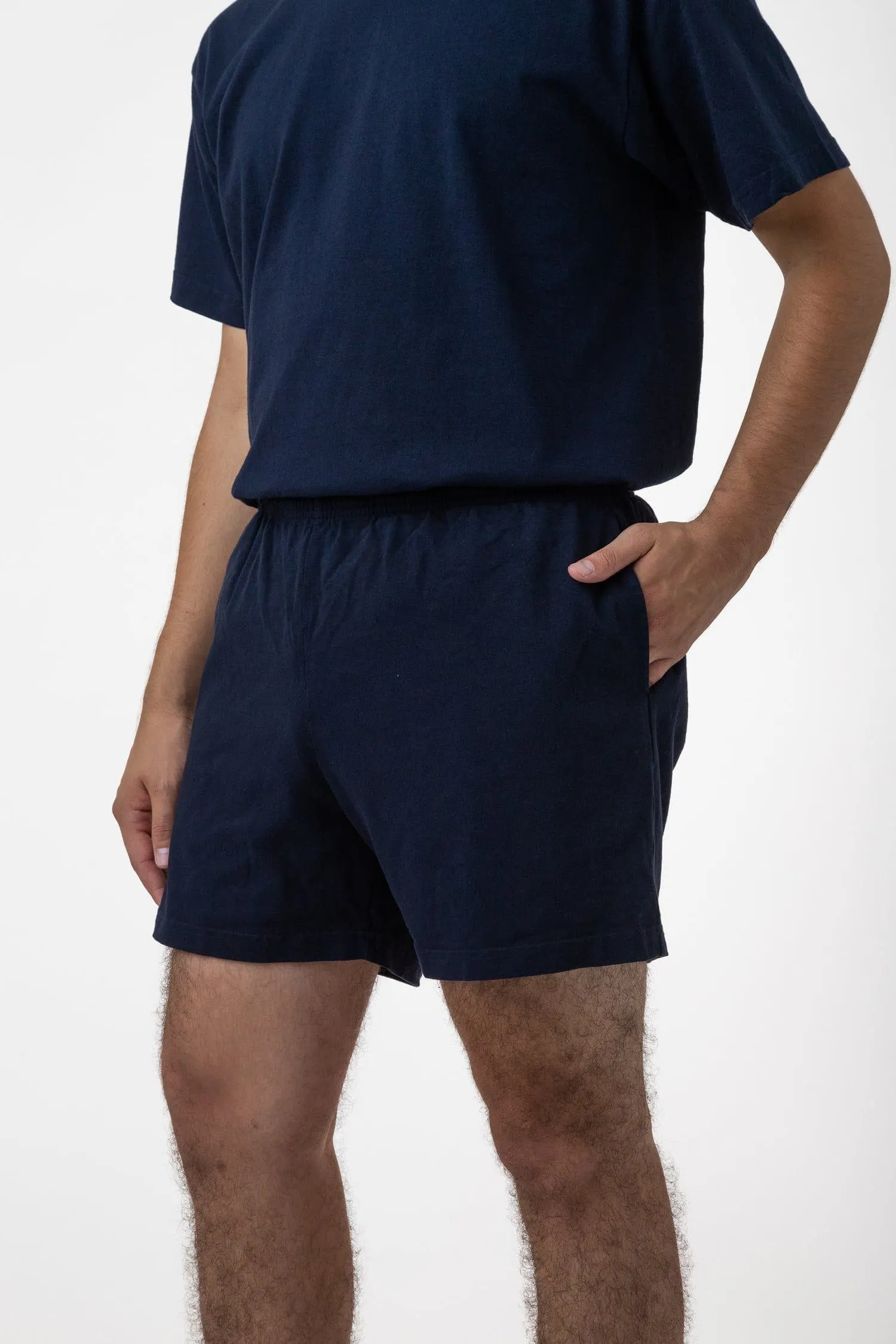 1242GD - Heavy Jersey Garment Dye Gym Shorts