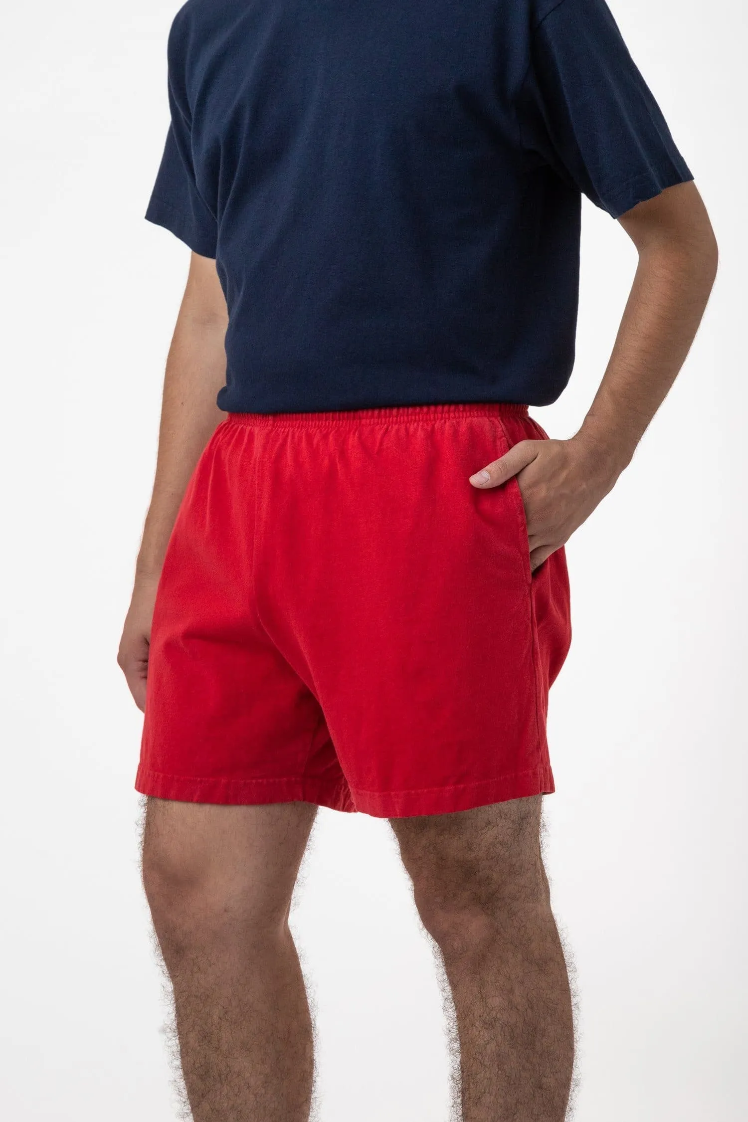 1242GD - Heavy Jersey Garment Dye Gym Shorts