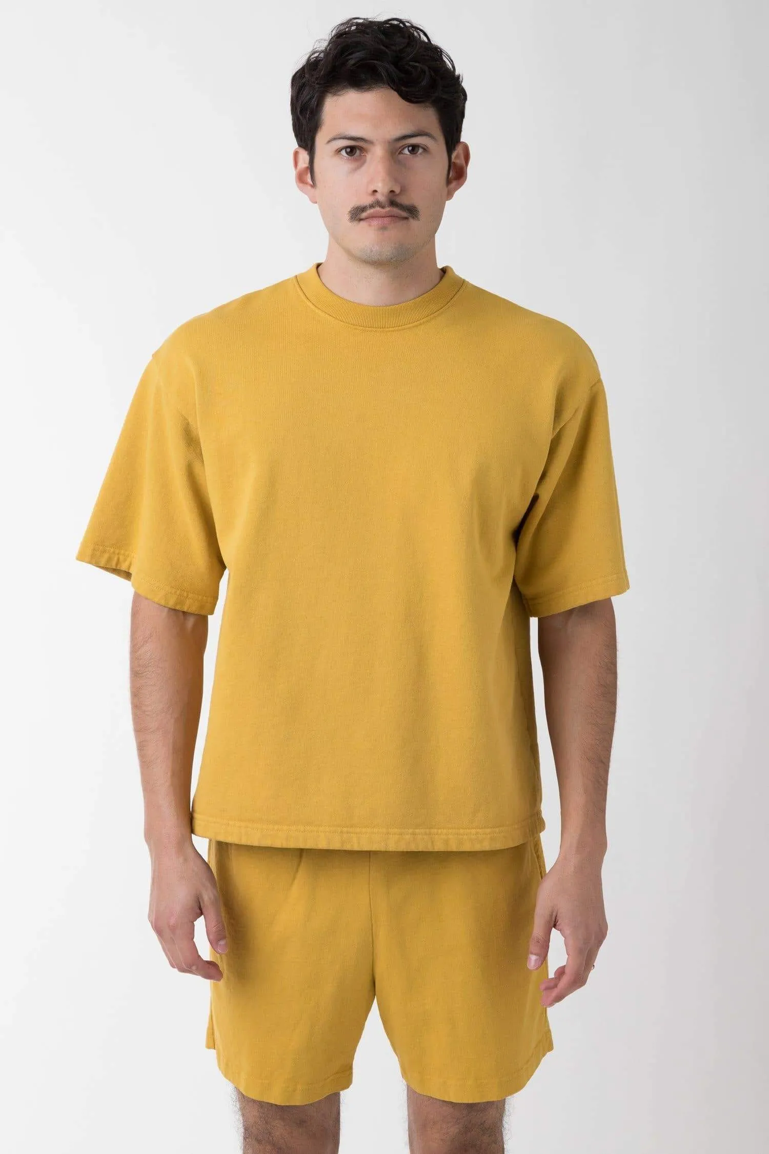 1242GD - Heavy Jersey Garment Dye Gym Shorts