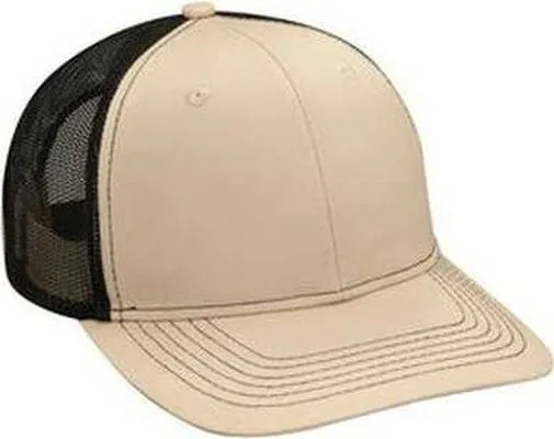 Adams PV112 Adult Eclipse Cap - Khaki Black