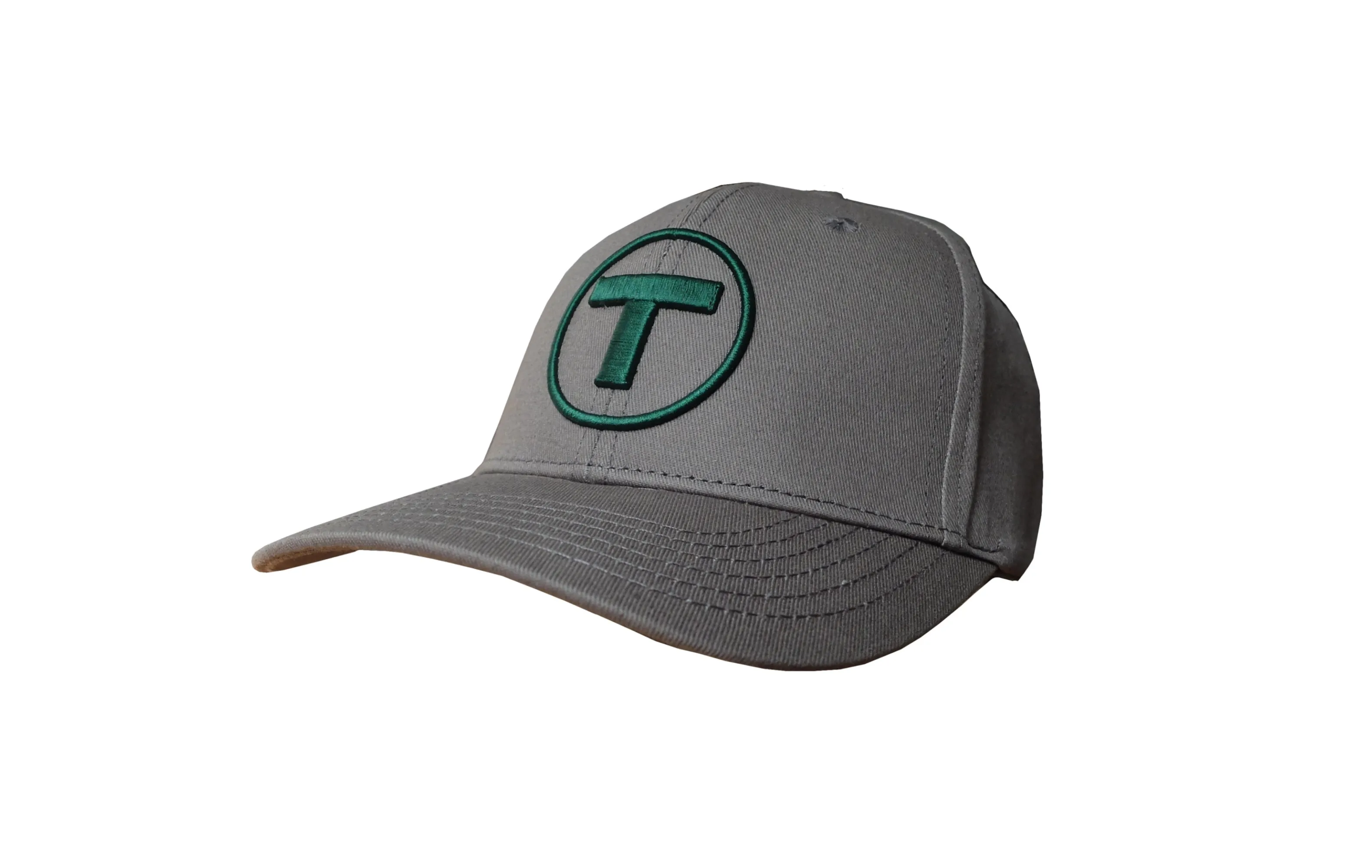 Adult Boston MBTA T Logo Hat Dark Gray