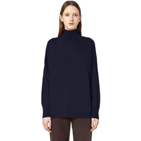 Alpha Studio Blue Silk Women's Sweater