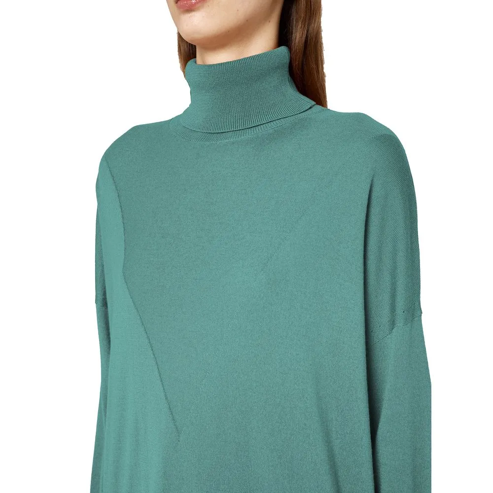 Alpha Studio Green Silk Women's Sweater