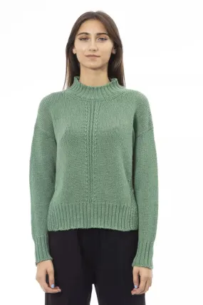 Alpha Studio Green Wool Women Women's Sweater