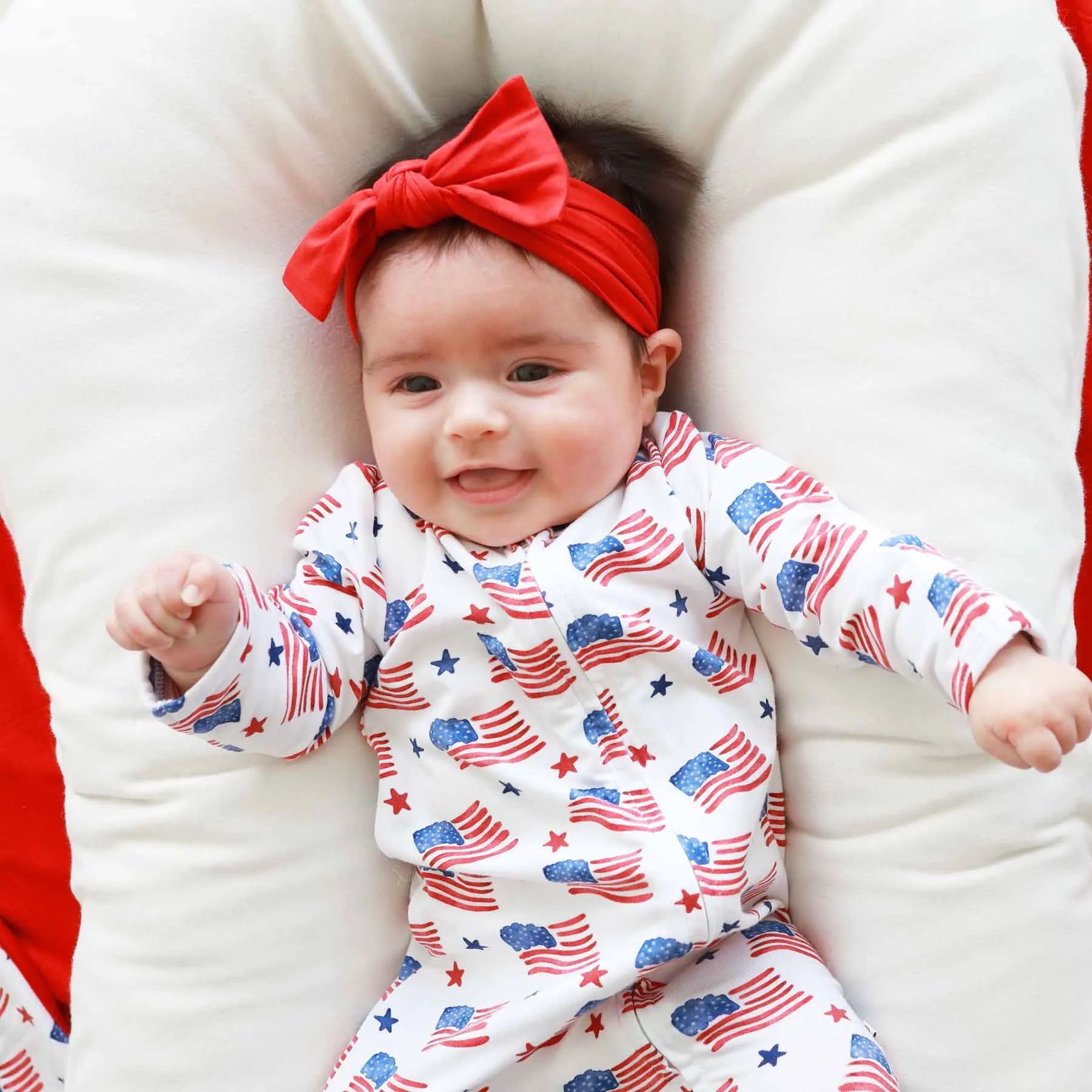 American Dreams Zipper Footie