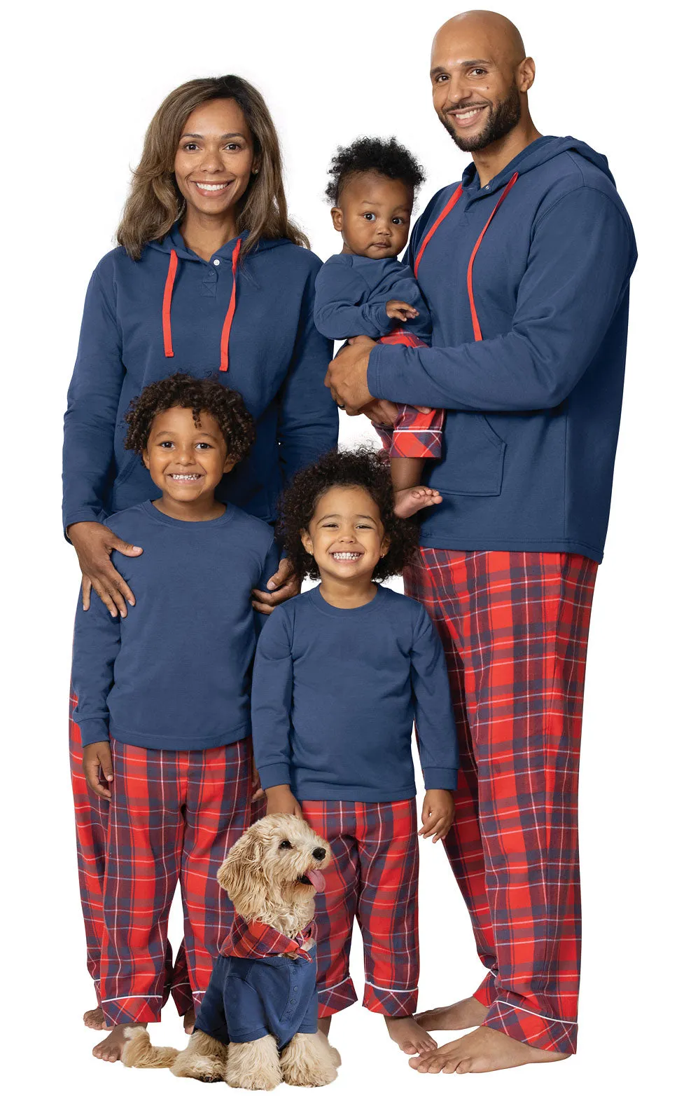 Americana Plaid Toddler Pajamas - Family Set