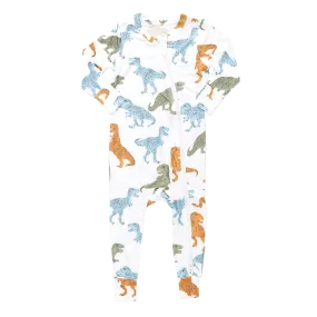 Baby Bamboo Romper - Multi T-Rex