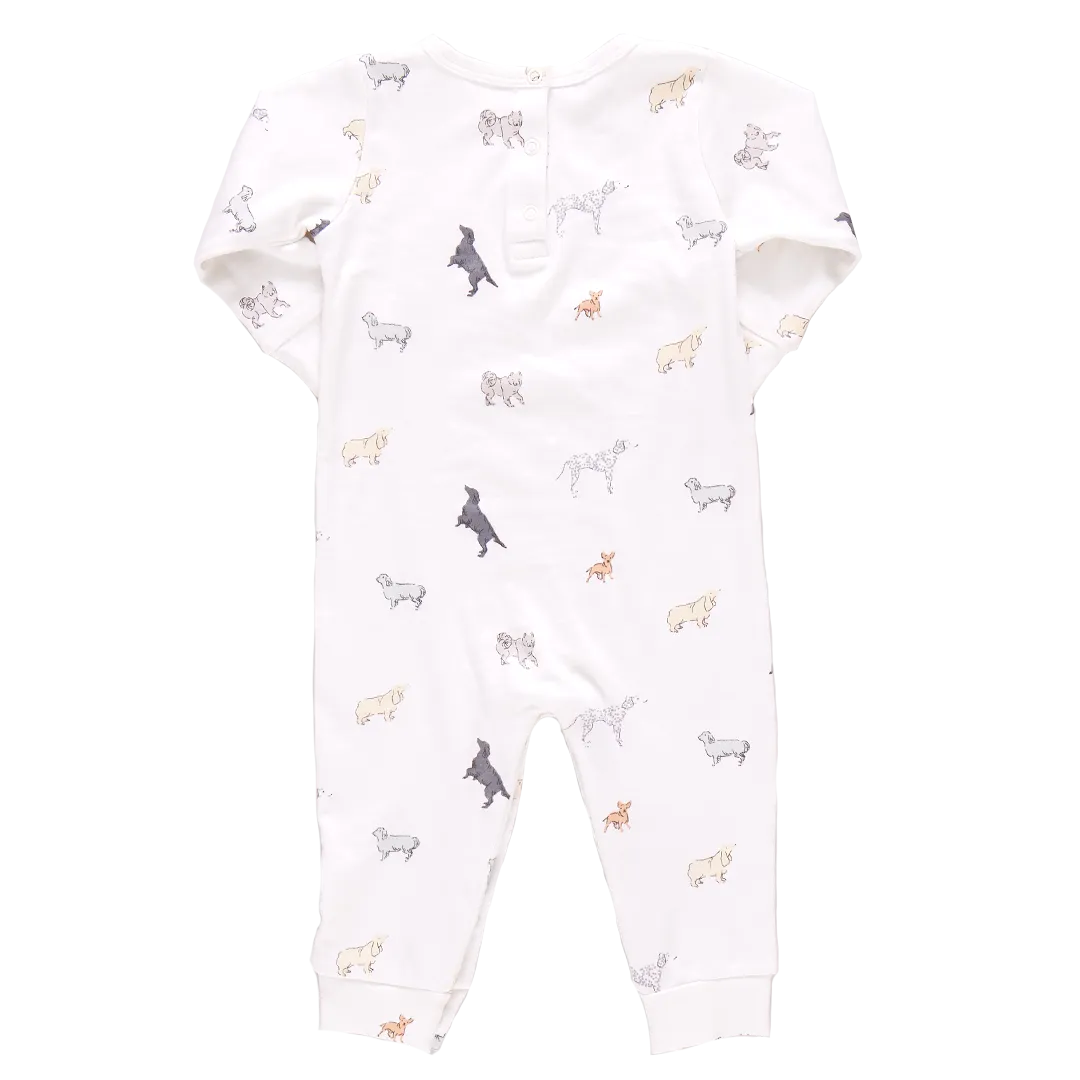 Baby Organic Pocket Romper - Tiny Dogs