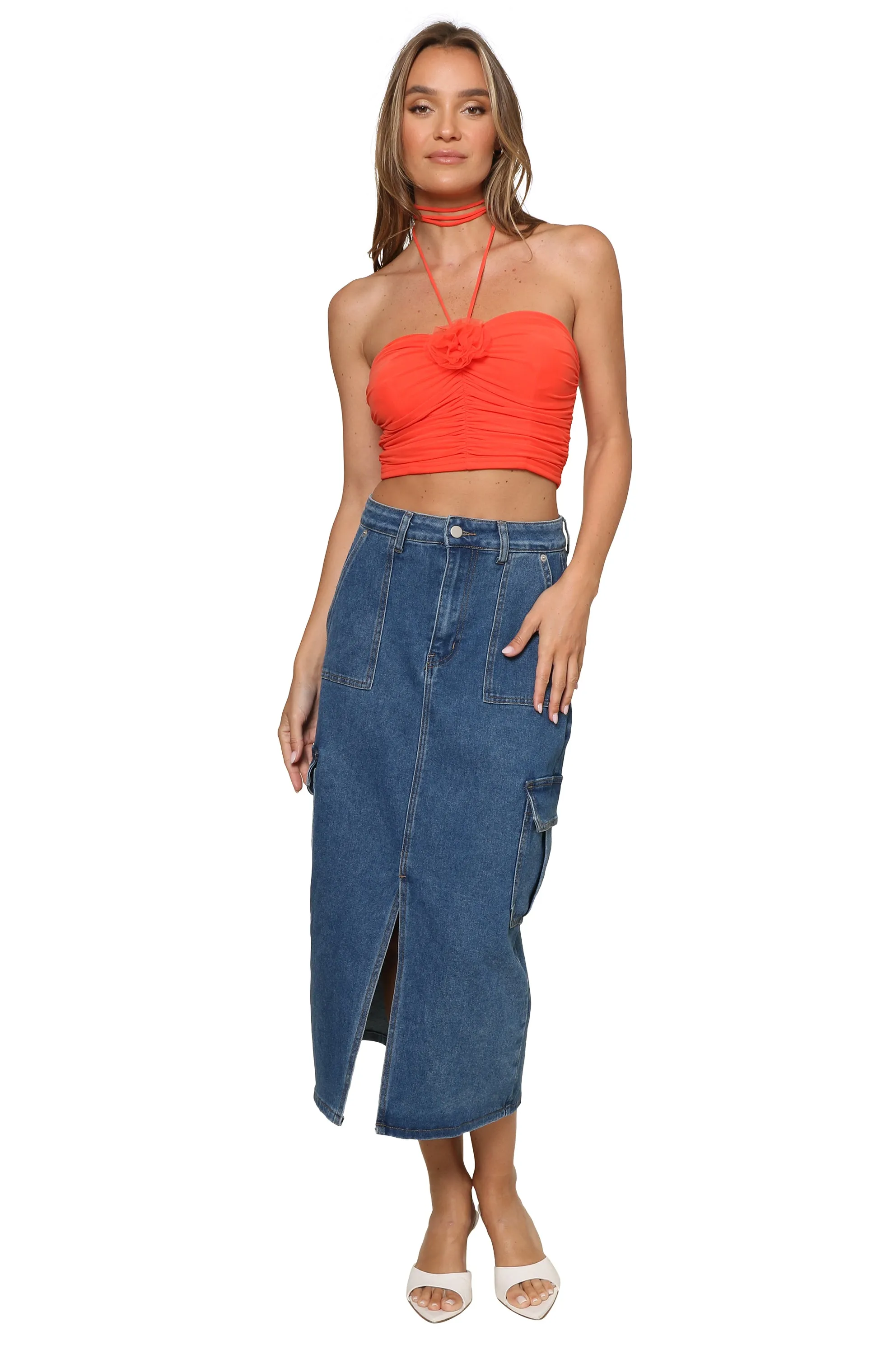 Bailey Strappy Ruching Top