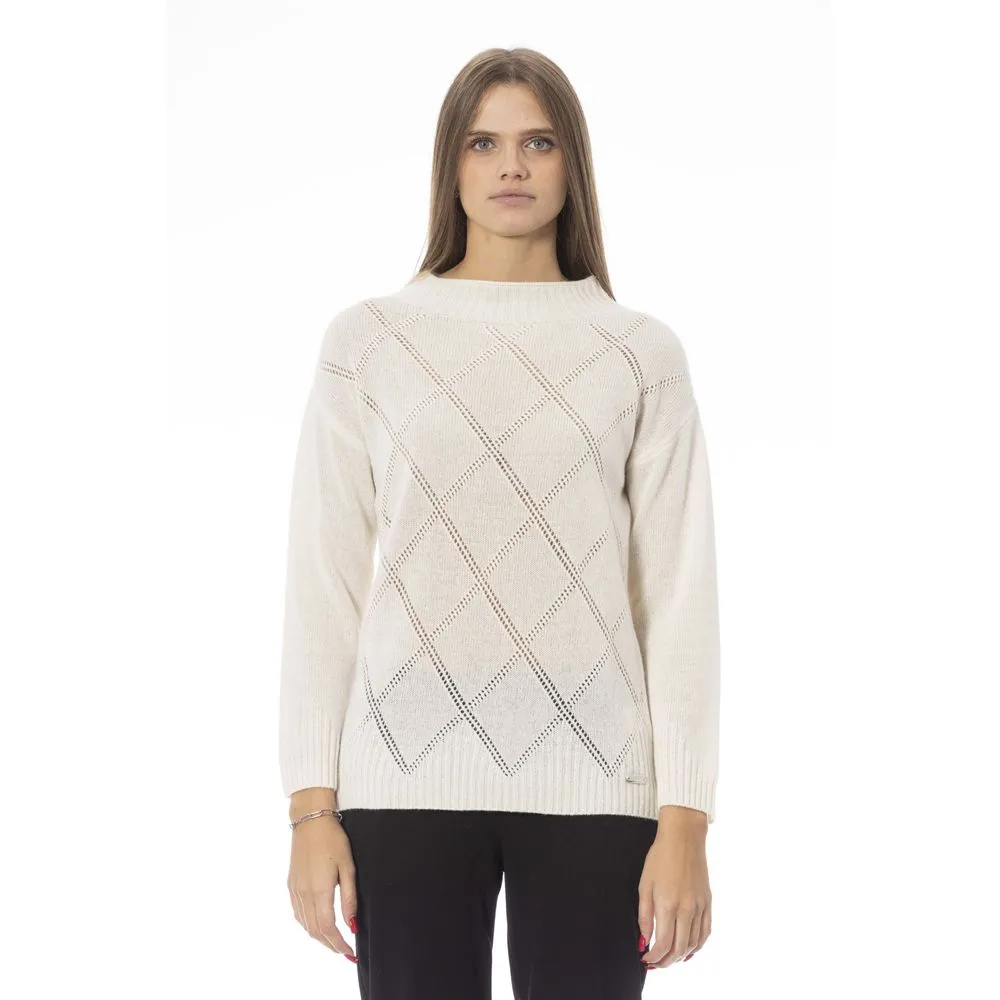 Baldinini Trend Beige Wool Women Women's Sweater