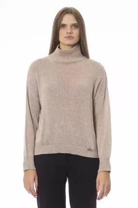 Baldinini Trend Beige Wool Women Women's Sweater