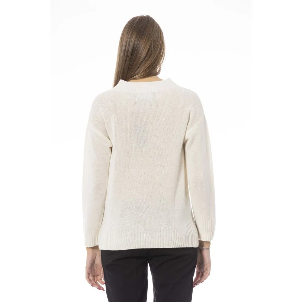 Baldinini Trend Beige Wool Women Women's Sweater