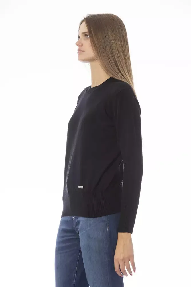 Baldinini Trend Black Wool Women Women's Sweater