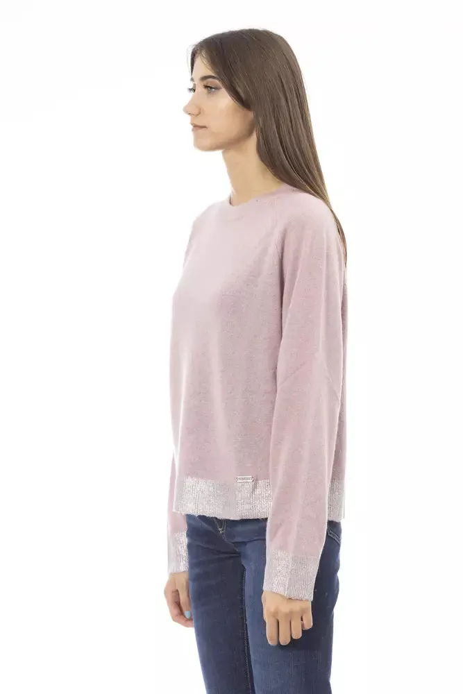 Baldinini Trend Pink Wool Women Women's Sweater