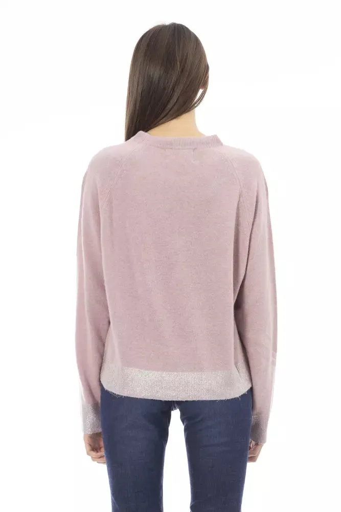 Baldinini Trend Pink Wool Women Women's Sweater