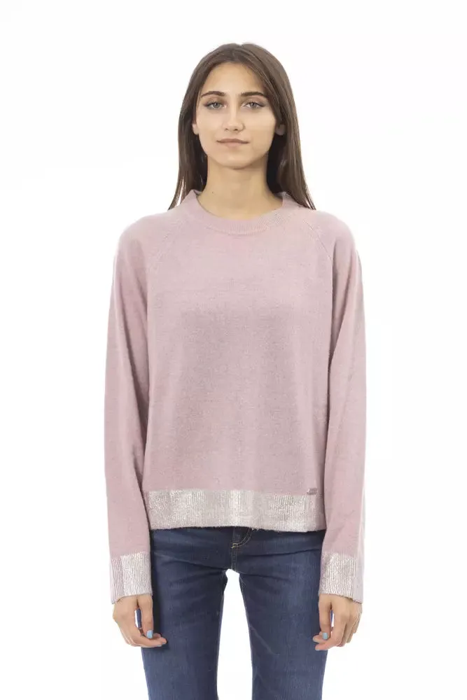 Baldinini Trend Pink Wool Women Women's Sweater