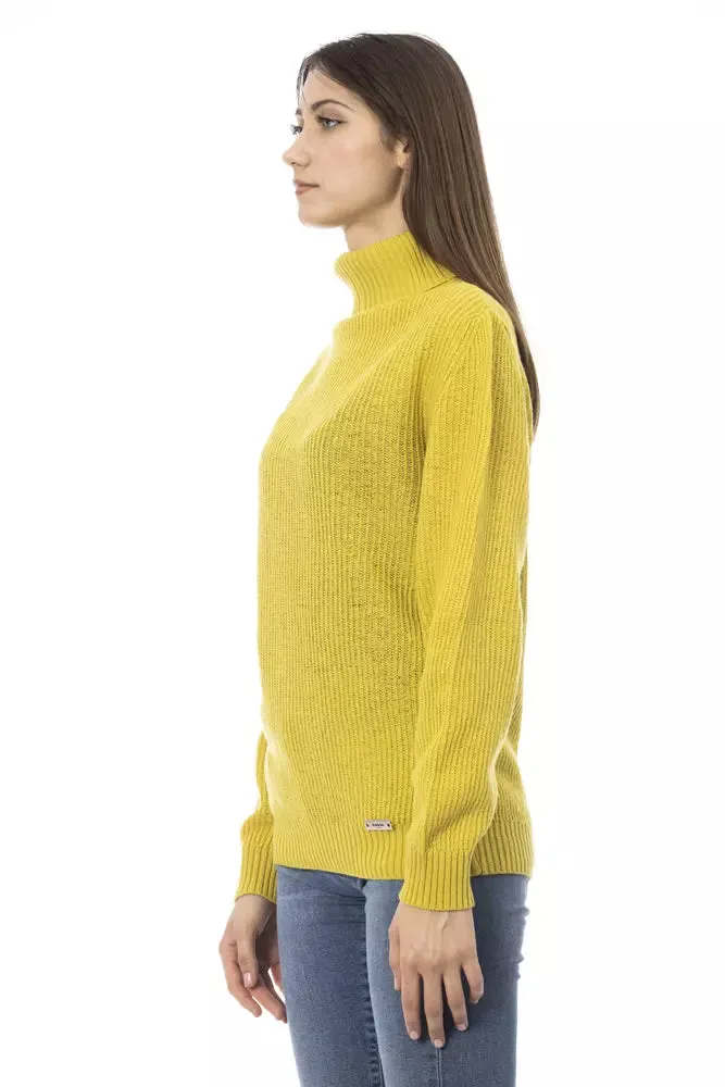 Baldinini Trend Yellow Wool Women Women's Sweater