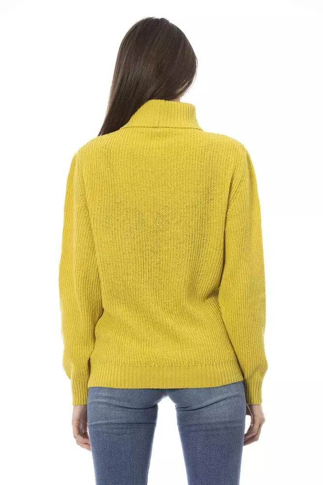 Baldinini Trend Yellow Wool Women Women's Sweater