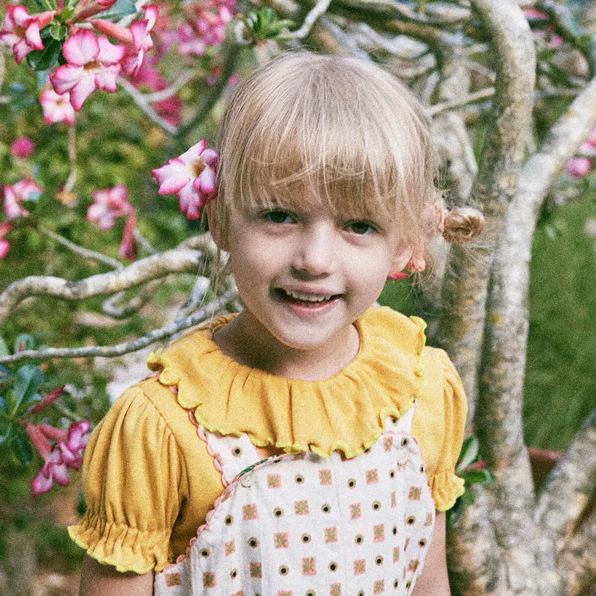 Balloon Sleeve Paloma Tee in Sunnyside by Misha & Puff