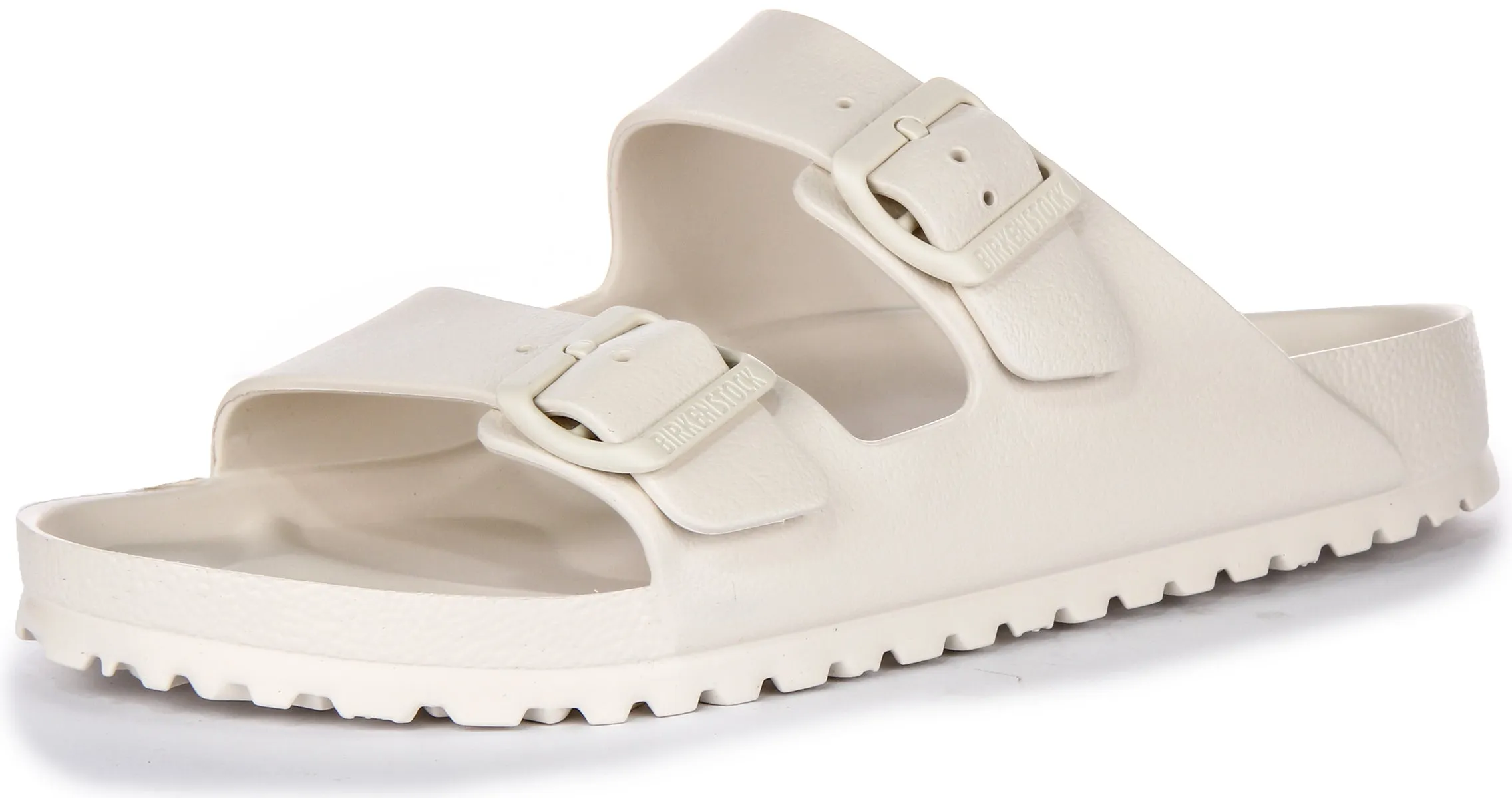 Birkenstock Arizona Eva In Off White For Unisex