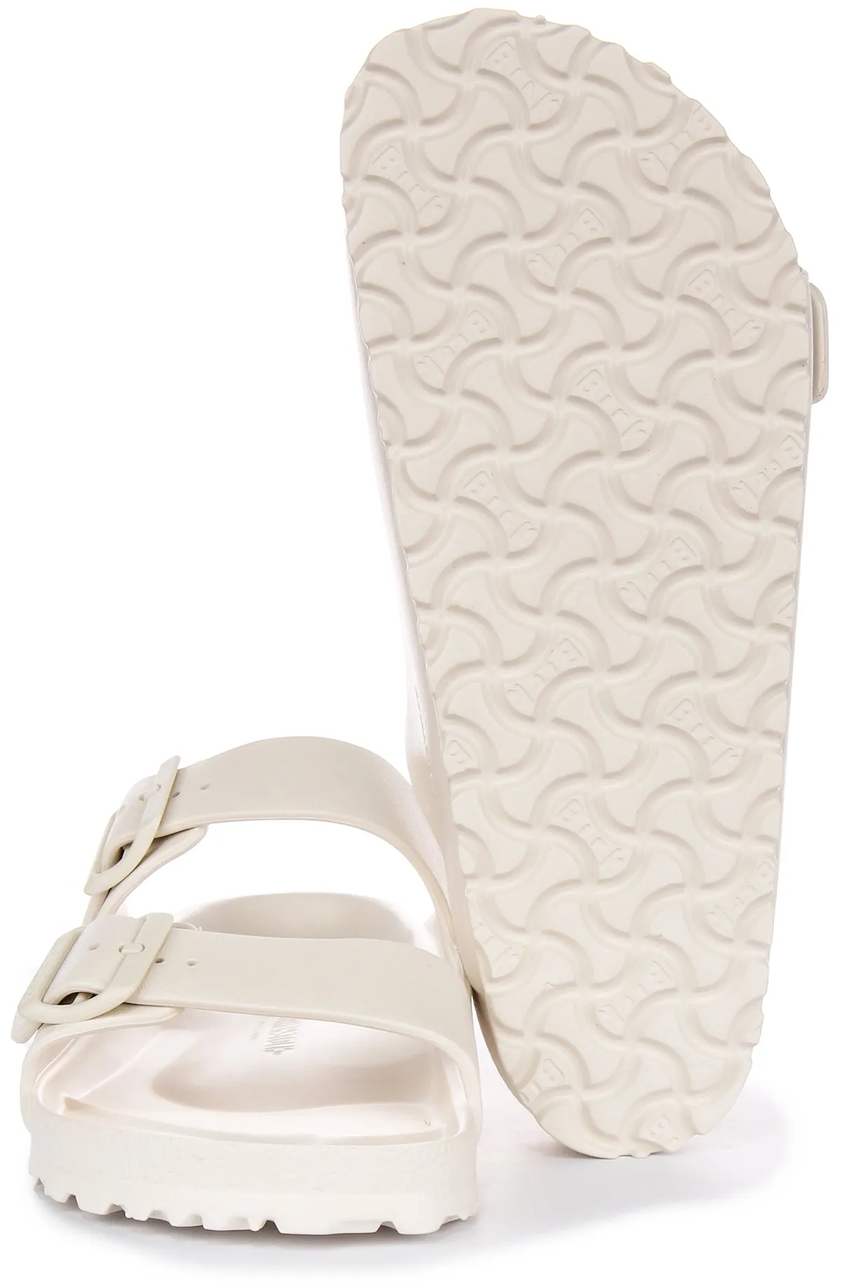 Birkenstock Arizona Eva In Off White For Unisex
