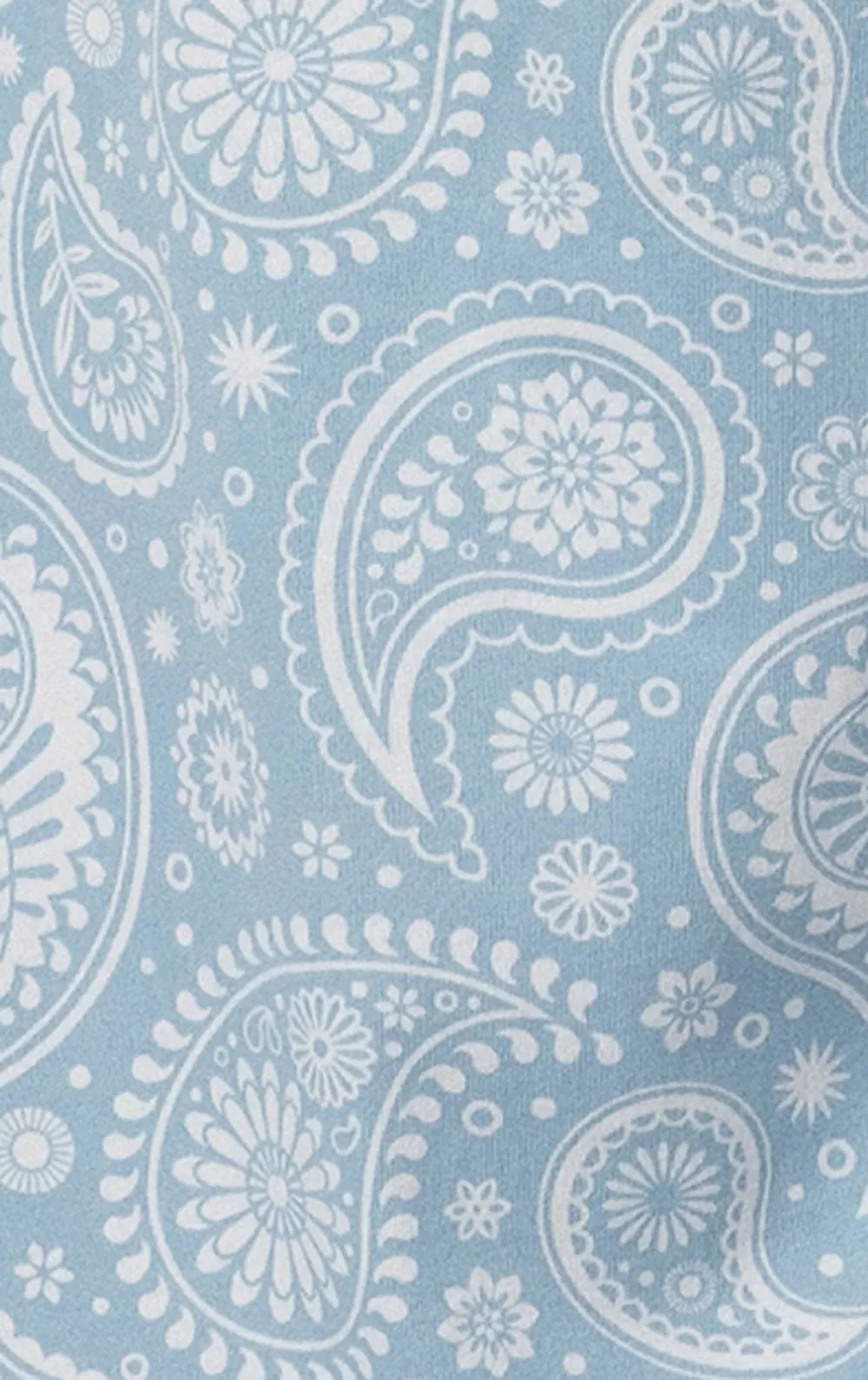 Blue Paisley Capri Pajamas
