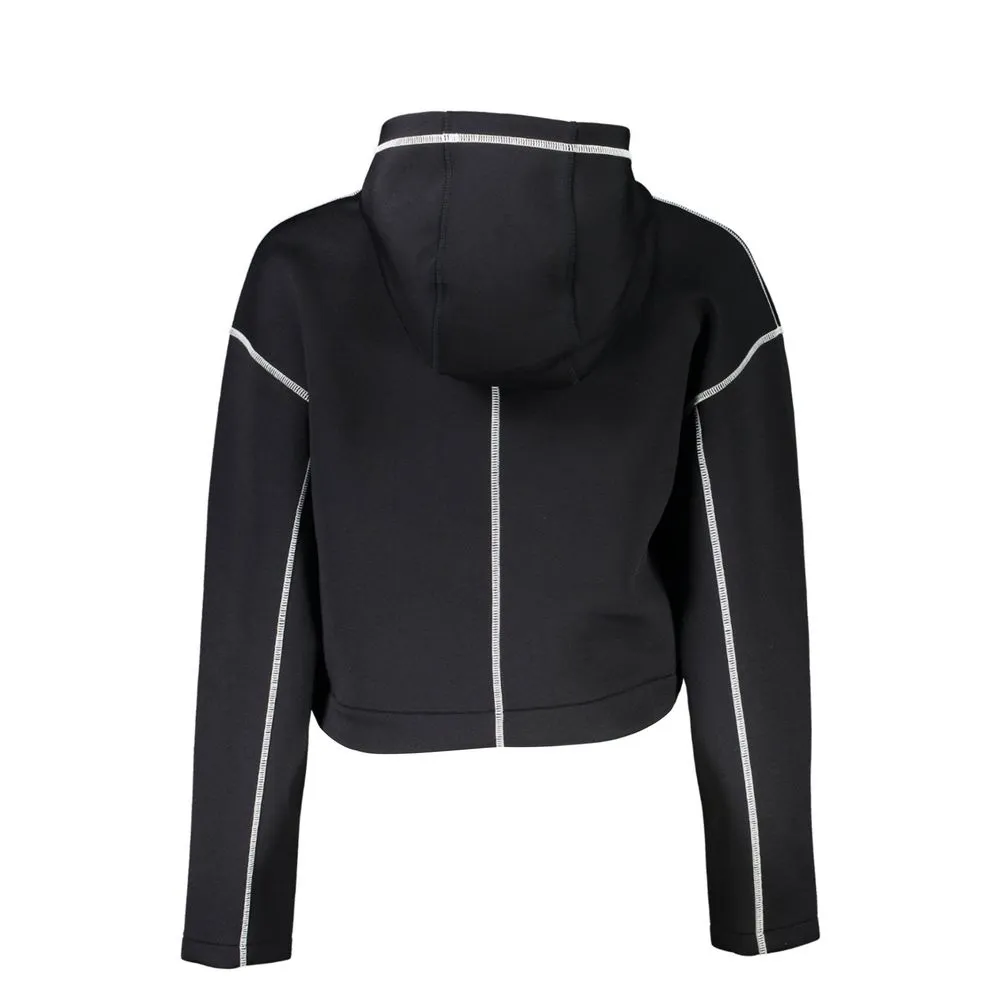 Calvin Klein Chic Hooded Sweatshirt with Contrasting Women's Details