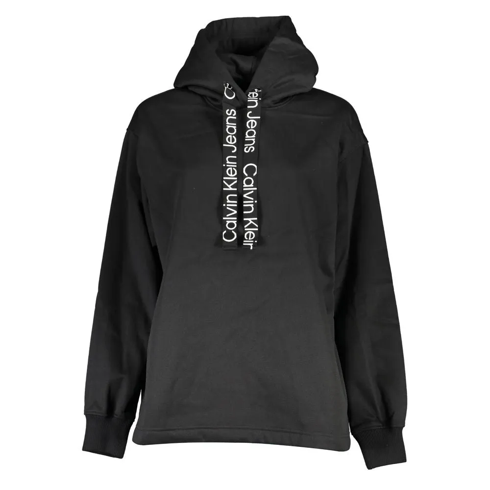 Calvin Klein Elegant Long Sleeve Fleece Hooded Women's Sweatshirt