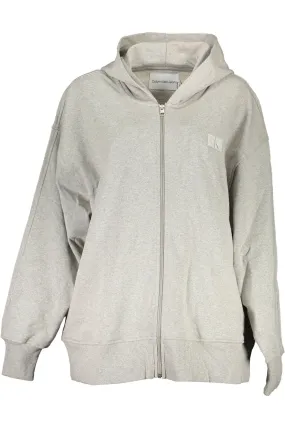 Calvin Klein Gray Cotton Women Women's Sweater