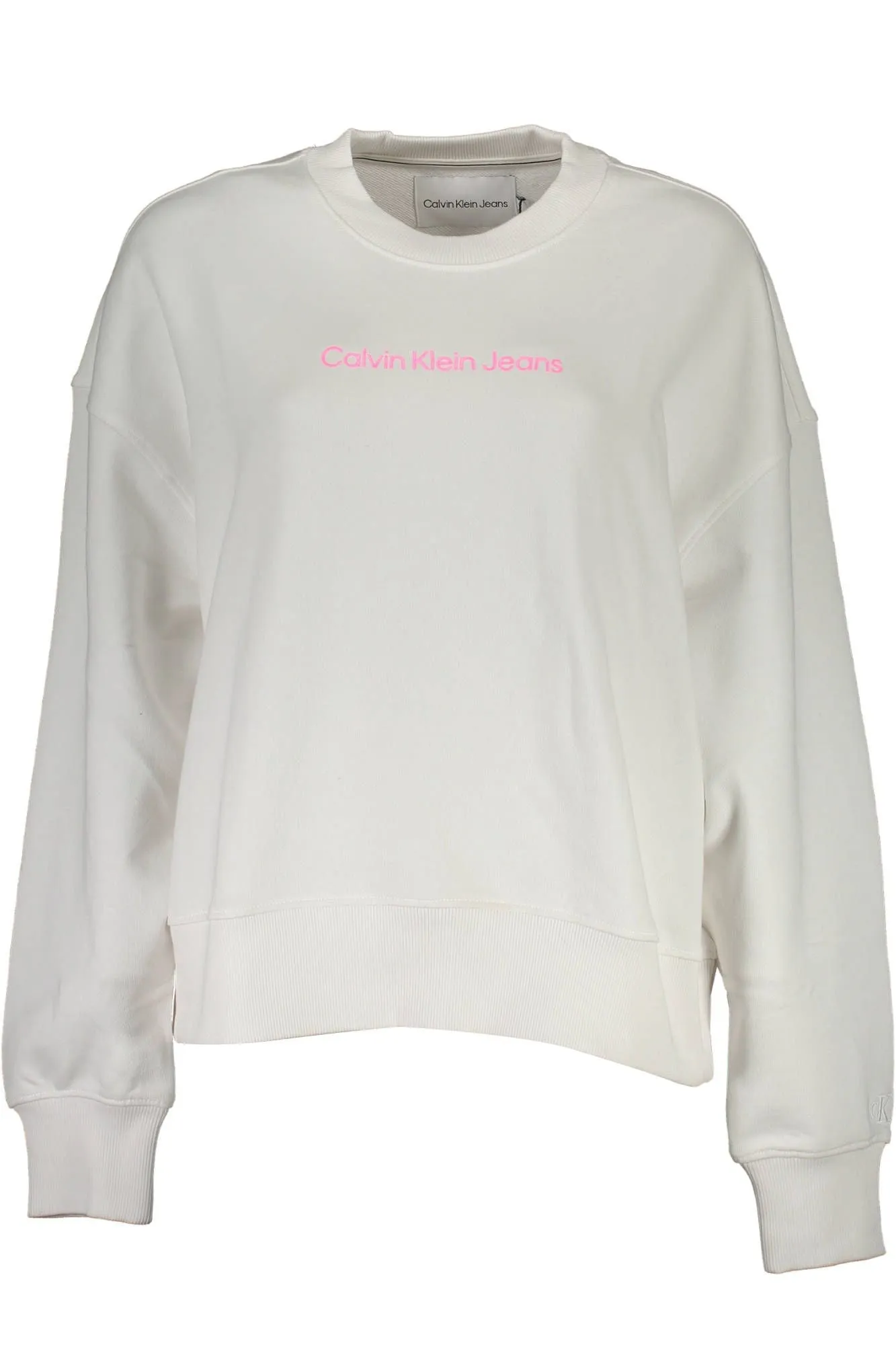 Calvin Klein White Cotton Women Women's Sweater