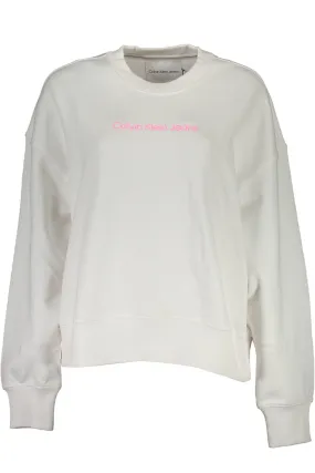 Calvin Klein White Cotton Women Women's Sweater
