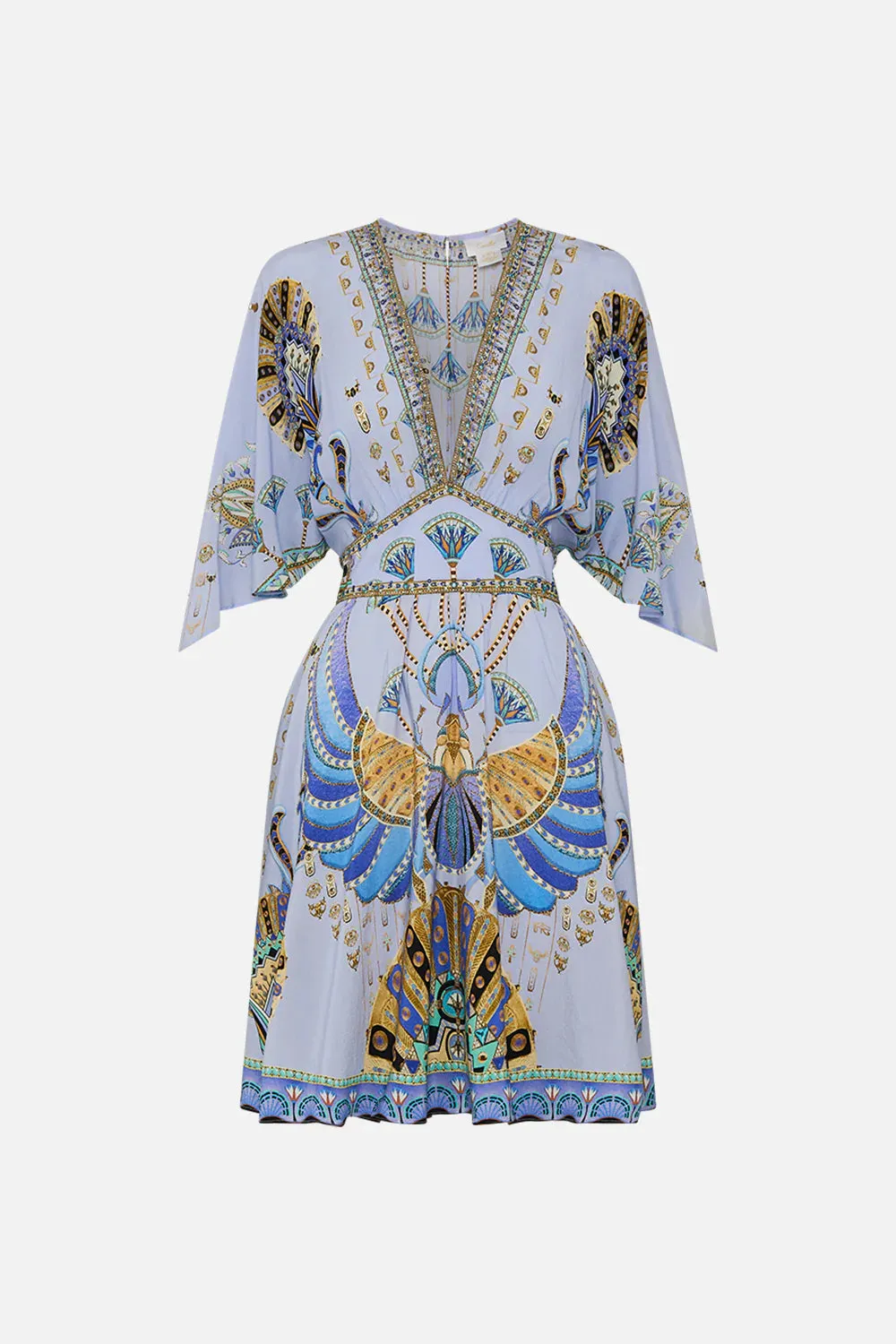 Camilla Short Waisted Dress - Under Scarab Skies