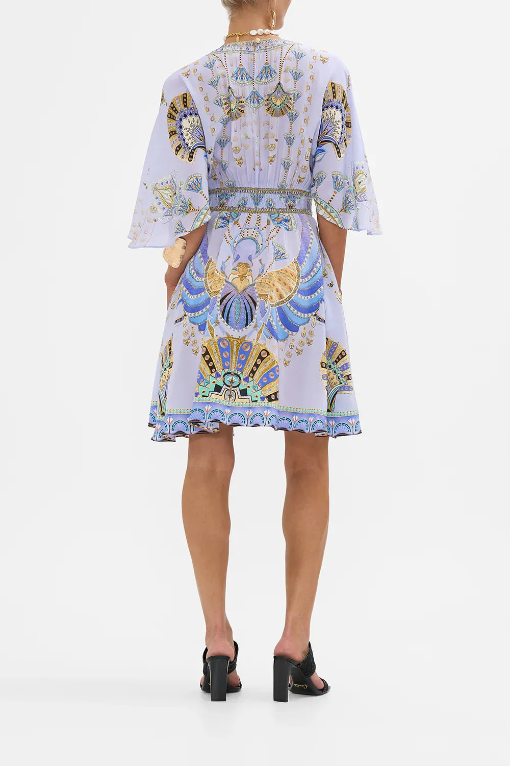 Camilla Short Waisted Dress - Under Scarab Skies