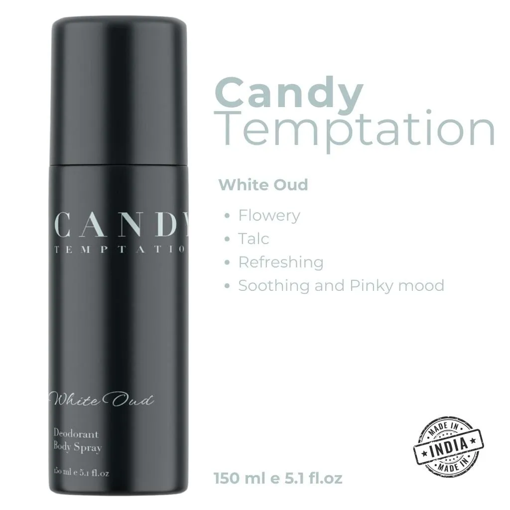 Candy Temptation Deodorant - White Oud: Beyond Fresh, Beyond Ordinary