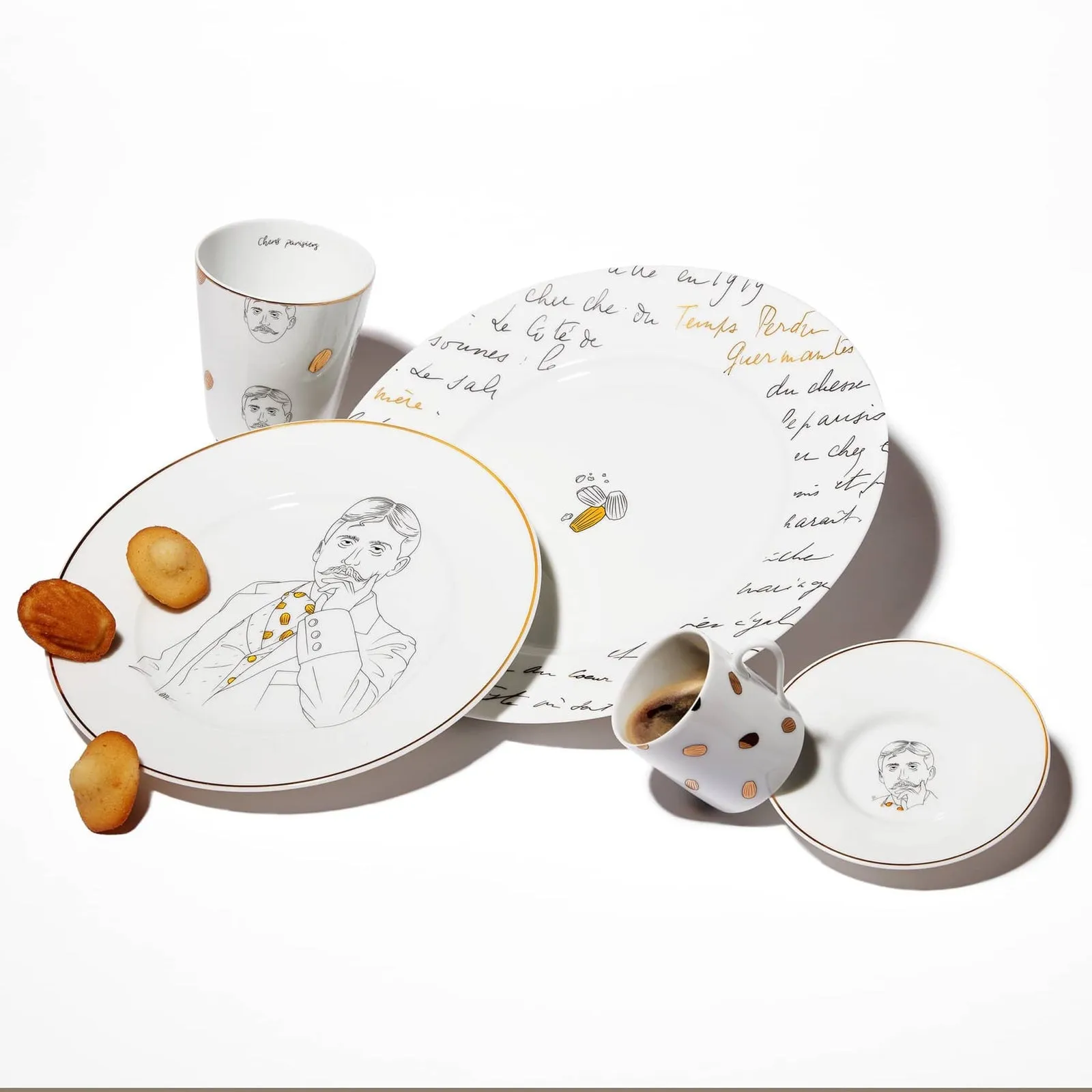 Chers Parisiens Dinner Plate-Proust
