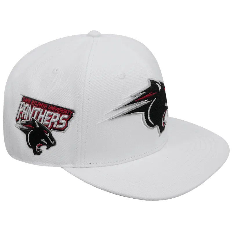CLARK ATLANTA UNIVERSITY CLASSIC UNISEX WOOL SNAPBACK HAT (WHITE)