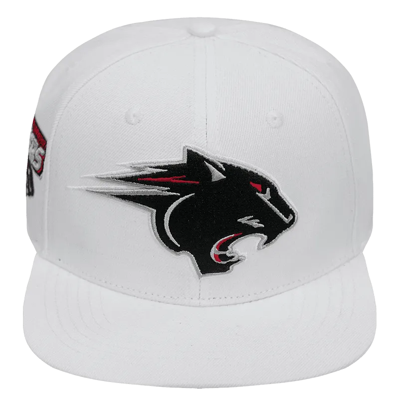 CLARK ATLANTA UNIVERSITY CLASSIC UNISEX WOOL SNAPBACK HAT (WHITE)