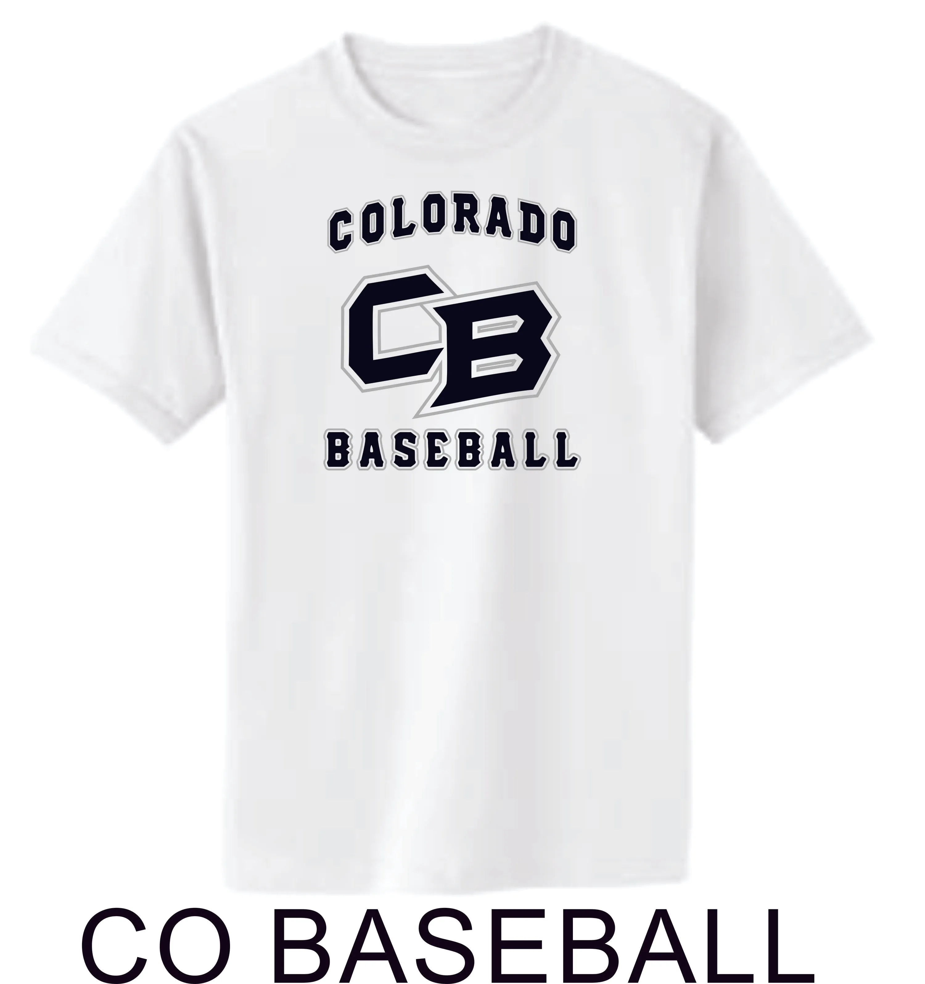 Co Baseball Basic CO BASEBALL Tee- Matte or Glitter