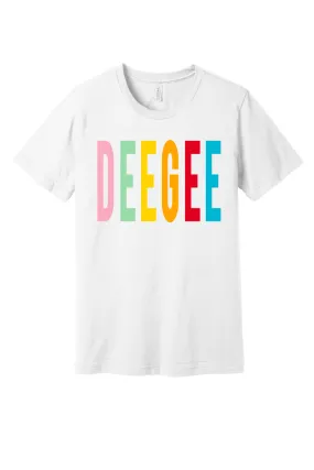 Colorful DeeGee Tee