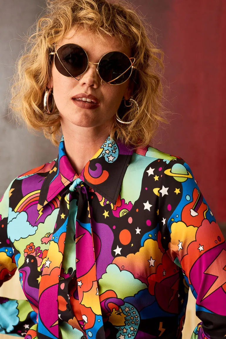 Cosmic Voyage Galactic Wide Leg Jumpsuit