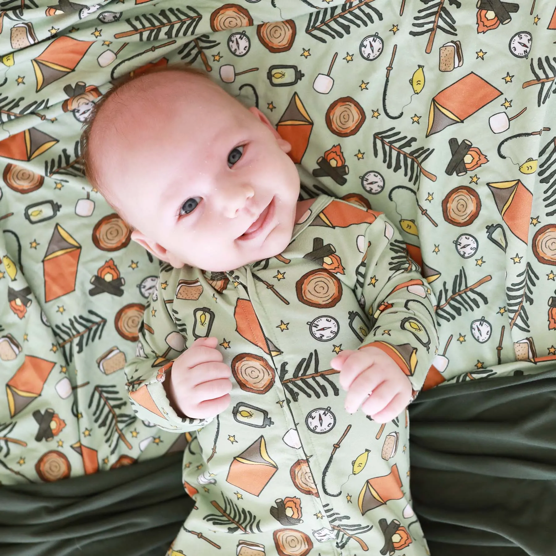 Cozy Camper Zipper Footie