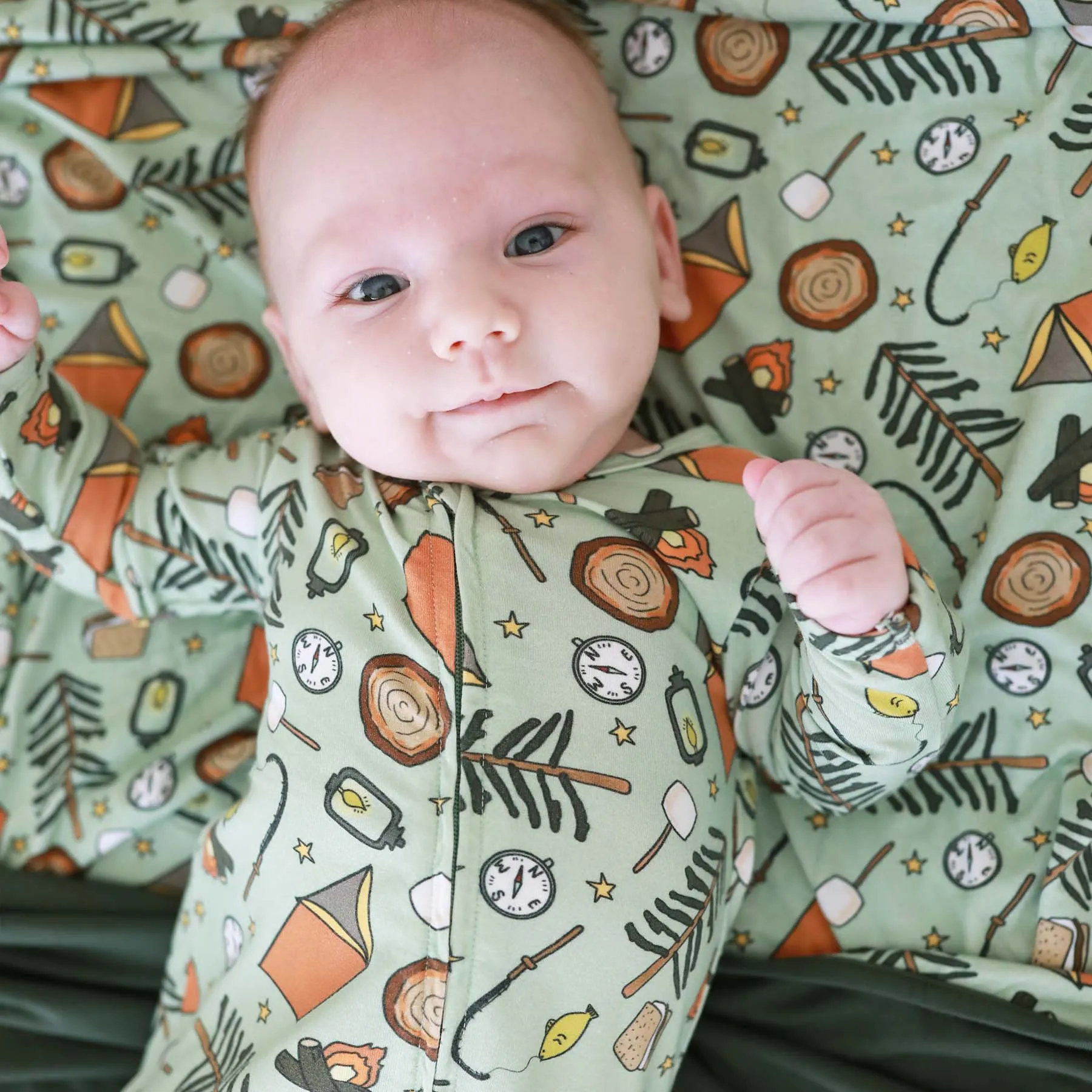 Cozy Camper Zipper Footie