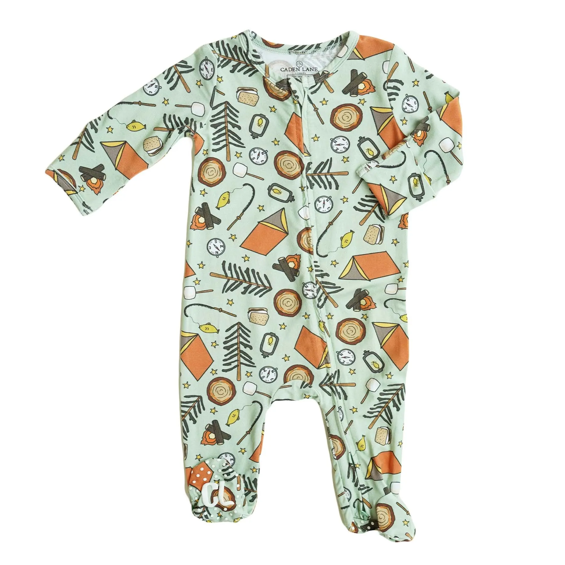 Cozy Camper Zipper Footie