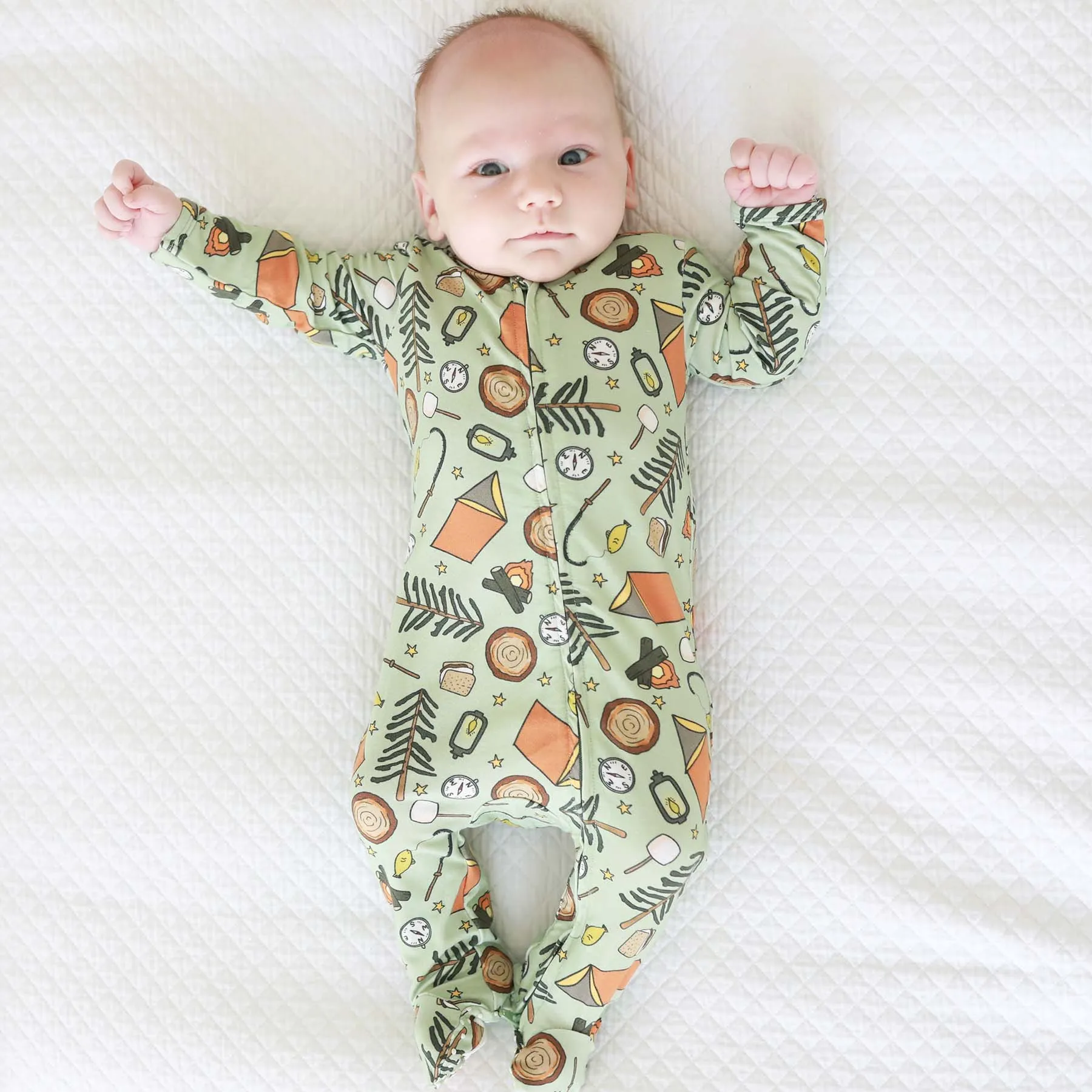 Cozy Camper Zipper Footie