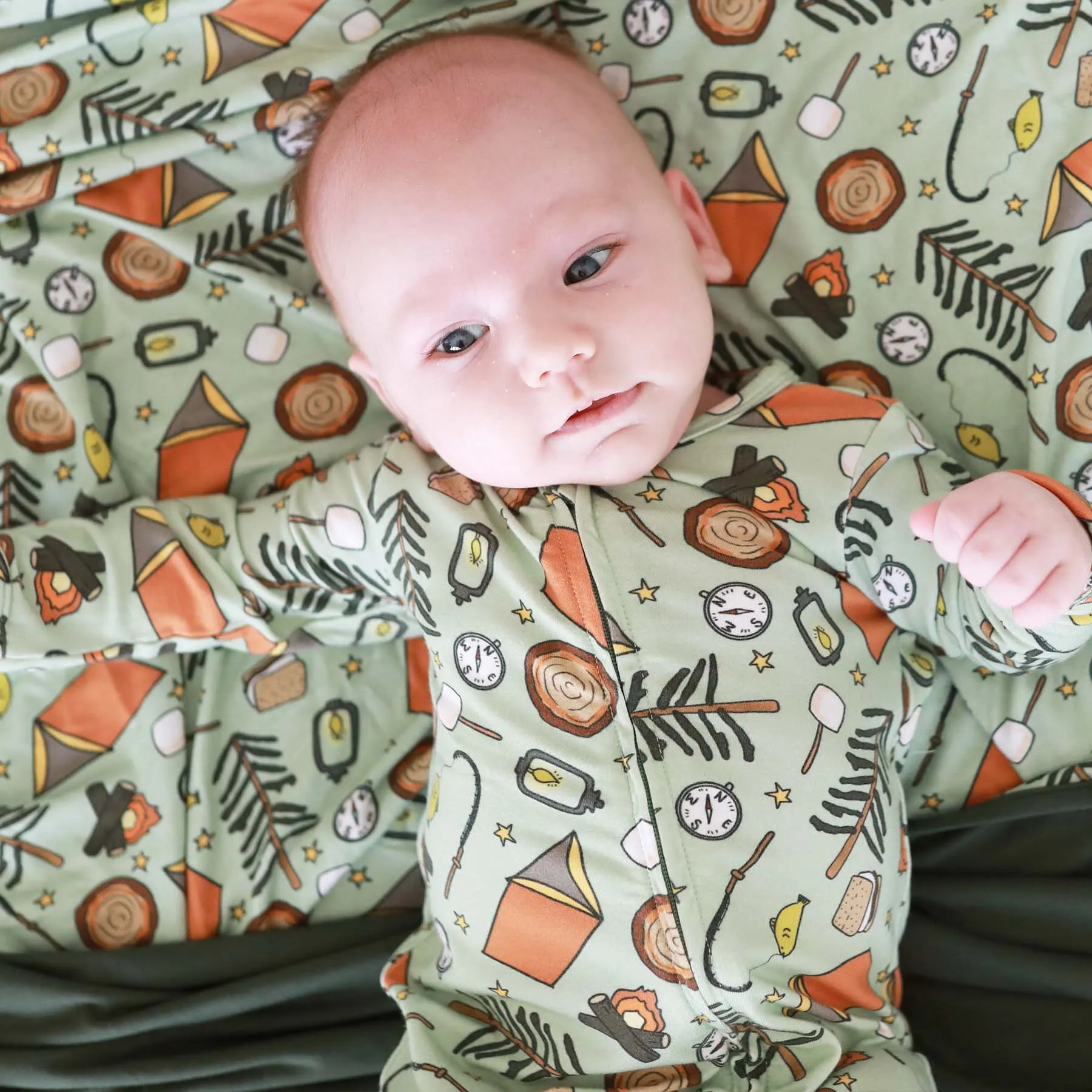 Cozy Camper Zipper Footie