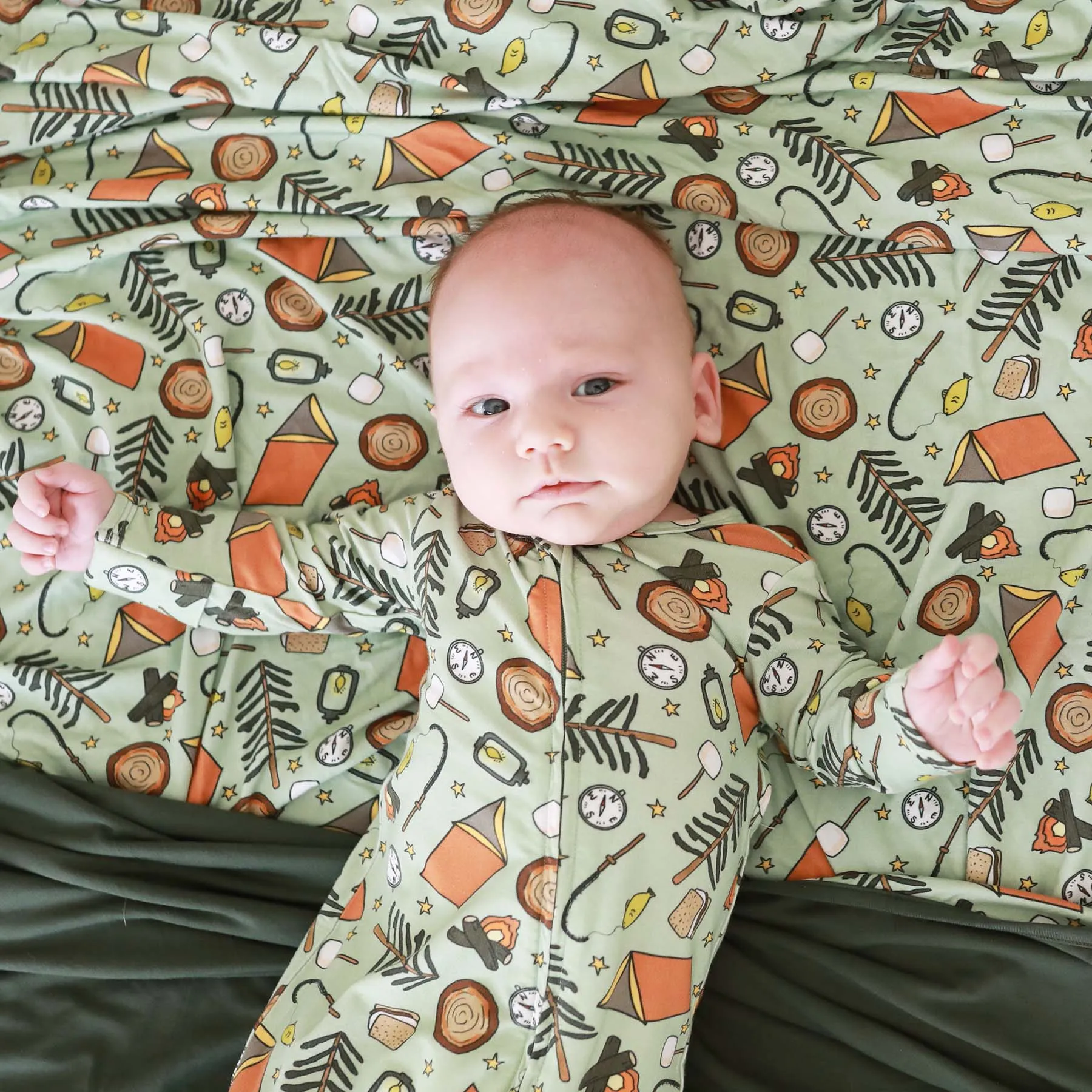 Cozy Camper Zipper Footie