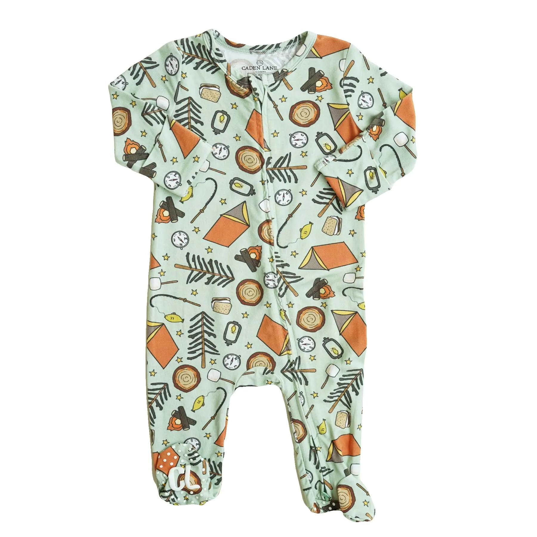 Cozy Camper Zipper Footie