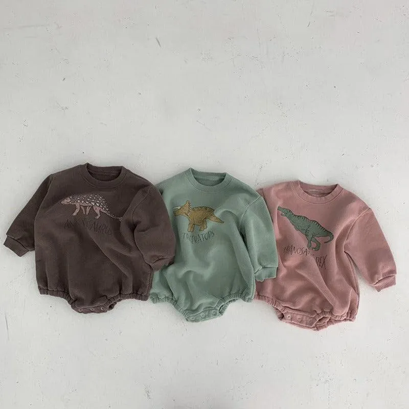 Cozy Dinorino Romper