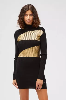Custo Barcelona Black Viscose Women Sweater Women's Dress
