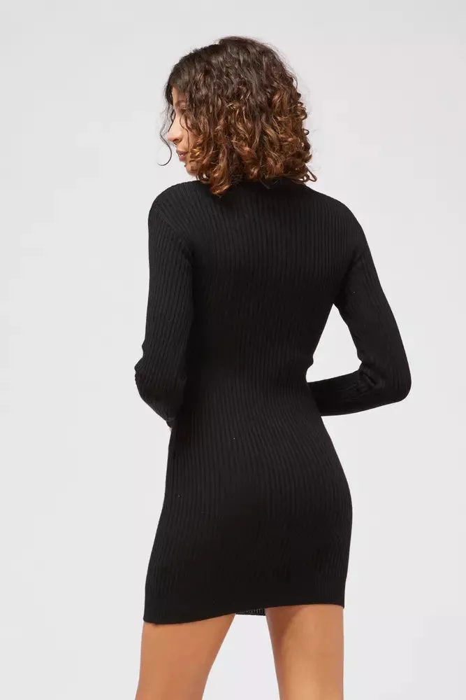 Custo Barcelona Black Viscose Women Sweater Women's Dress